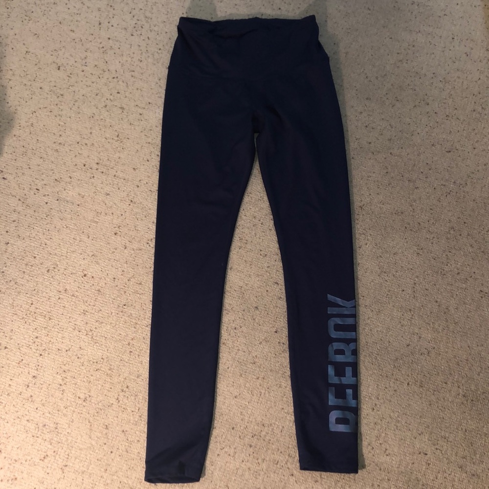Navy Reebok Leggings